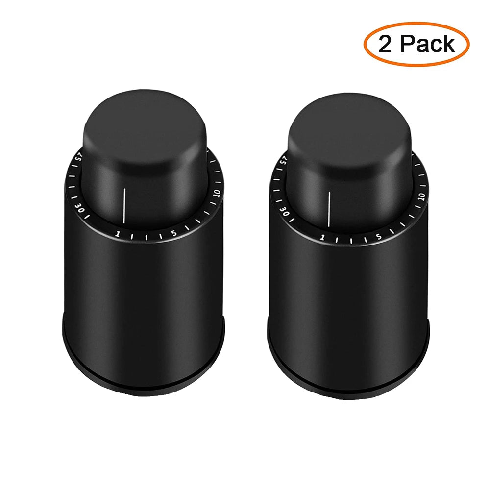 Wine Bottle Stopper Real Vacuum Wine Stoppers Reusable Wine Preserver Wine Corks Keep Fresh Best Gifts for Wine Lovers - Bavaro Shop