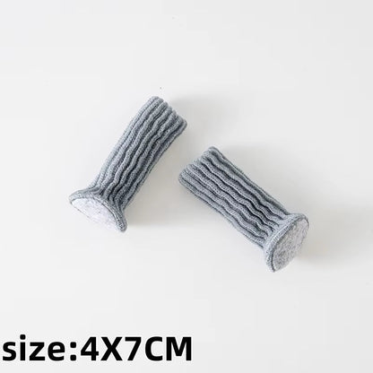 16PCS Knitted Chair Leg Silent Protection Cover Door Handle Wear Resistant anti Slip Floor Scratch Protection Furniture Foot Mat - Bavaro Shop