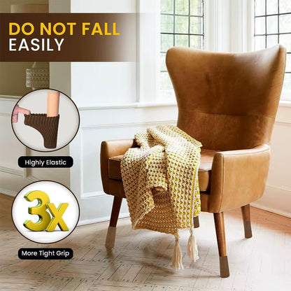 16PCS Knitted Chair Leg Silent Protection Cover Door Handle Wear Resistant anti Slip Floor Scratch Protection Furniture Foot Mat - Bavaro Shop