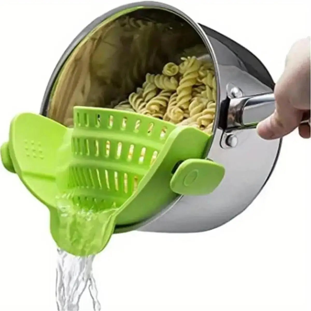 1Pc, Strainer, Pot Strainer, Adjustable Clip on Strainer for Pots Pans and Bowls, Kitchen Pot Strainer - Bavaro Shop