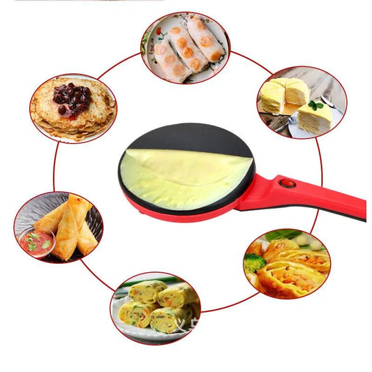 220V 900W Electric Crepe Maker Pizza Pancake Machine Non - Stick Griddle Baking Pan Cake Machine Kitchen Cooking Tools Crepe - Bavaro Shop