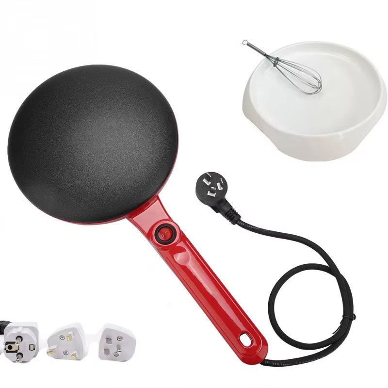 220V 900W Electric Crepe Maker Pizza Pancake Machine Non - Stick Griddle Baking Pan Cake Machine Kitchen Cooking Tools Crepe - Bavaro Shop