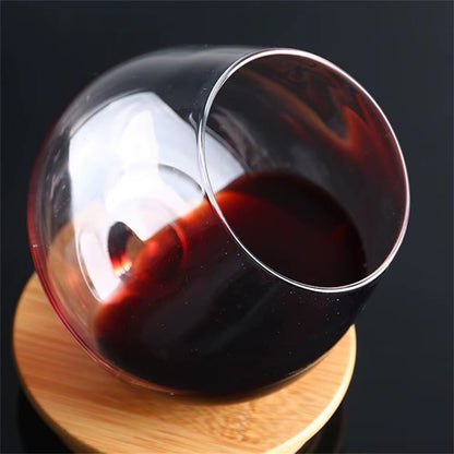 250Ml/400Ml Rolling Decanter Whiskey Glass Vintage Brandy Cocktail Beer Tumbler Glass Bar Drinkware Glass Coffe Wine Mug Cup - Bavaro Shop