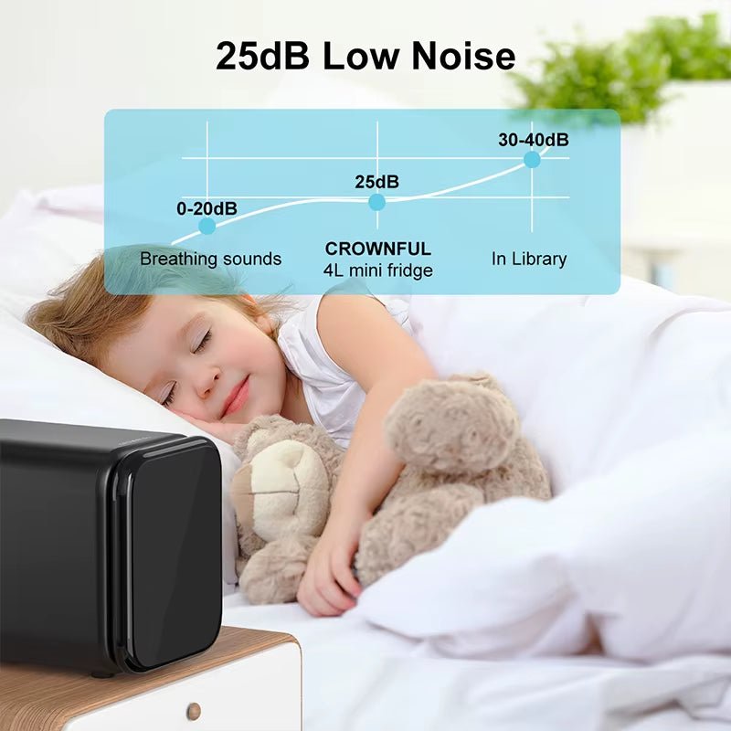 4L Mini Fridge Refrigerator Portable Beauty Makeup Skincare Refrigerator Constant Temperature Car Mini Fridge for Home - Bavaro Shop