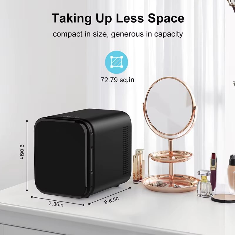 4L Mini Fridge Refrigerator Portable Beauty Makeup Skincare Refrigerator Constant Temperature Car Mini Fridge for Home - Bavaro Shop