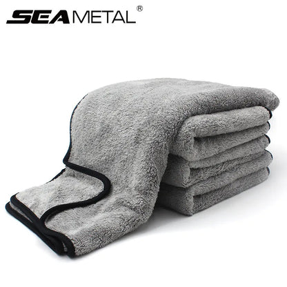 75X35 60X40Cm Microfiber Car Wash Towel Fast Drying Auto Cleaning Extra Soft Cloth High Water Absorption for Car Wash Accessorie - Bavaro Shop