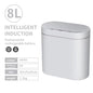 7L Trash Can Smart Sensor Trash Can Automatic Household Electronic Kitchen Trash Bin Toilet Waterproof Narrow Seam Sensor Bin - Bavaro Shop