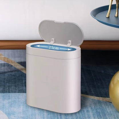7L Trash Can Smart Sensor Trash Can Automatic Household Electronic Kitchen Trash Bin Toilet Waterproof Narrow Seam Sensor Bin - Bavaro Shop