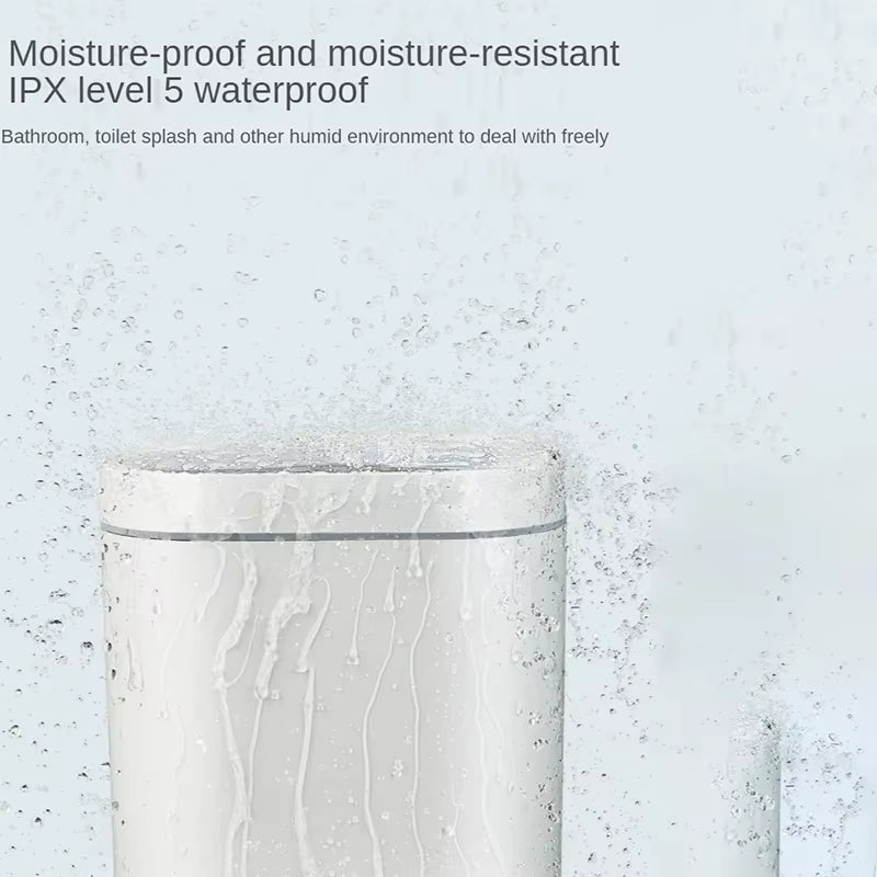 7L Trash Can Smart Sensor Trash Can Automatic Household Electronic Kitchen Trash Bin Toilet Waterproof Narrow Seam Sensor Bin - Bavaro Shop
