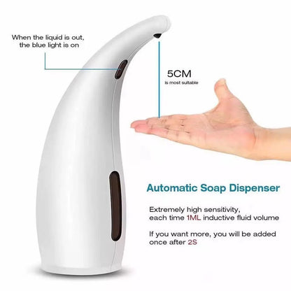 Automatic Dispenser Disinfectant Hand Gel Touchless Sensor Hand Sanitizer Liquid Soap Foam Dispenser for Bathroom Kitchen - Bavaro Shop