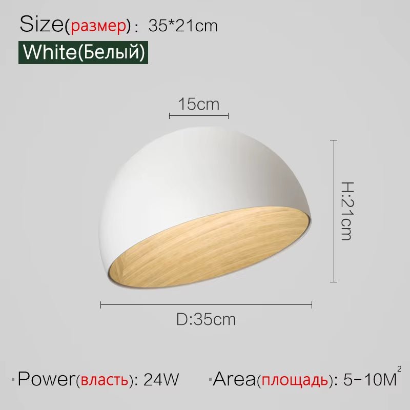 Bedroom Lamp Ceiling Lamp Creative Inclined Ceiling Room Light Personality Modern Minimalist Wood Grain Study Lamp Owner - Bavaro Shop