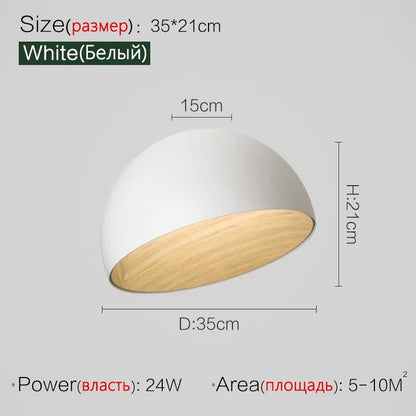 Bedroom Lamp Ceiling Lamp Creative Inclined Ceiling Room Light Personality Modern Minimalist Wood Grain Study Lamp Owner - Bavaro Shop