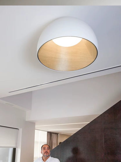 Bedroom Lamp Ceiling Lamp Creative Inclined Ceiling Room Light Personality Modern Minimalist Wood Grain Study Lamp Owner - Bavaro Shop