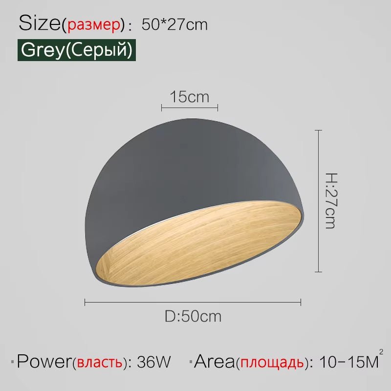 Bedroom Lamp Ceiling Lamp Creative Inclined Ceiling Room Light Personality Modern Minimalist Wood Grain Study Lamp Owner - Bavaro Shop