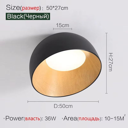 Bedroom Lamp Ceiling Lamp Creative Inclined Ceiling Room Light Personality Modern Minimalist Wood Grain Study Lamp Owner - Bavaro Shop