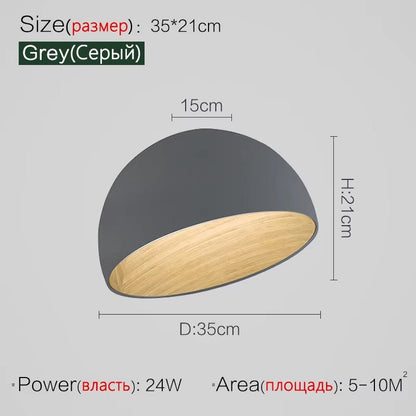 Bedroom Lamp Ceiling Lamp Creative Inclined Ceiling Room Light Personality Modern Minimalist Wood Grain Study Lamp Owner - Bavaro Shop