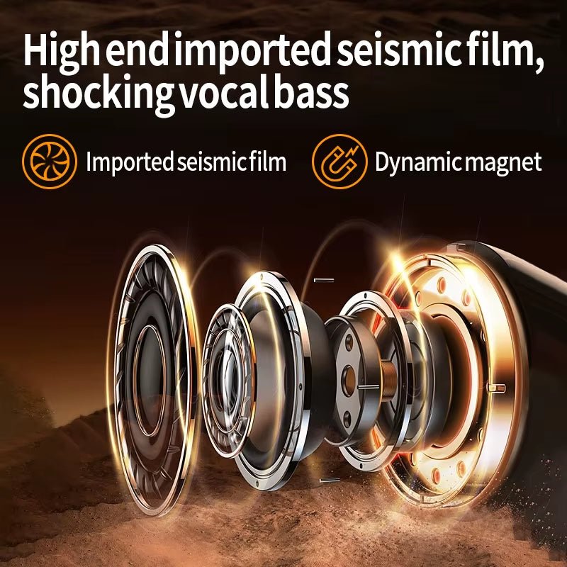 Bluetooth 5.3 Waterproof Motorcycle Helmet Intercom Headset with 300M Communication Range - Bavaro Shop