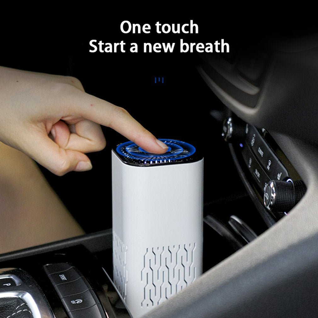 Car Air Purifier Portable Negative Ion Generator Remove Formaldehyde Dust Smoke Air Freshen Washer for Home Car - Bavaro Shop