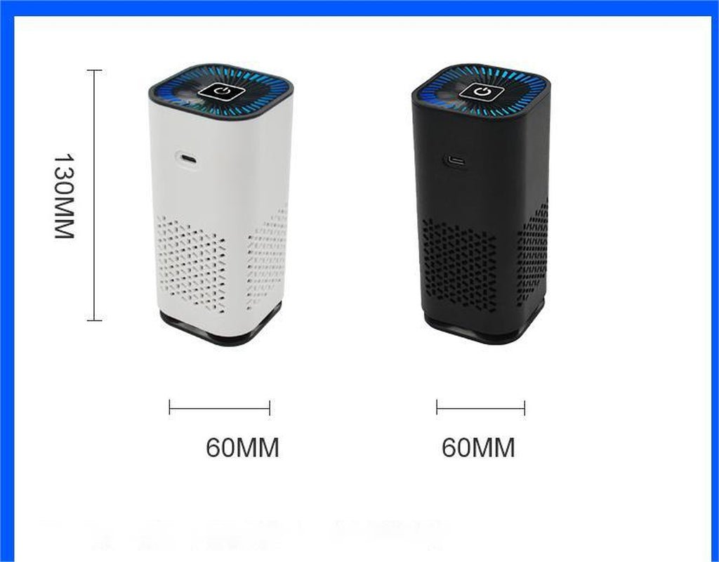 Car Air Purifier Portable Negative Ion Generator Remove Formaldehyde Dust Smoke Air Freshen Washer for Home Car - Bavaro Shop