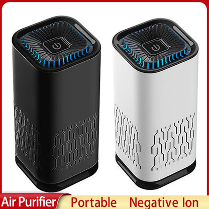 Car Air Purifier Portable Negative Ion Generator Remove Formaldehyde Dust Smoke Air Freshen Washer for Home Car - Bavaro Shop