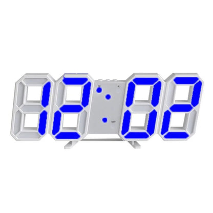 Digital Wall Clock 3D LED Date Time Celsius Nightlight Display Table Desktop Clocks Alarm Clock for Living Room Home Decoration - Bavaro Shop