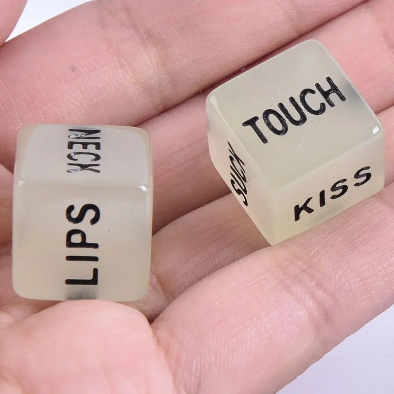 Glow in Dark Love Dice Toys Adult Couple Lovers Games Aid Sex Party Toy Valentines Day Gift for Boyfriend Girlfriend - Bavaro Shop