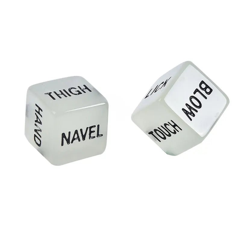 Glow in Dark Love Dice Toys Adult Couple Lovers Games Aid Sex Party Toy Valentines Day Gift for Boyfriend Girlfriend - Bavaro Shop