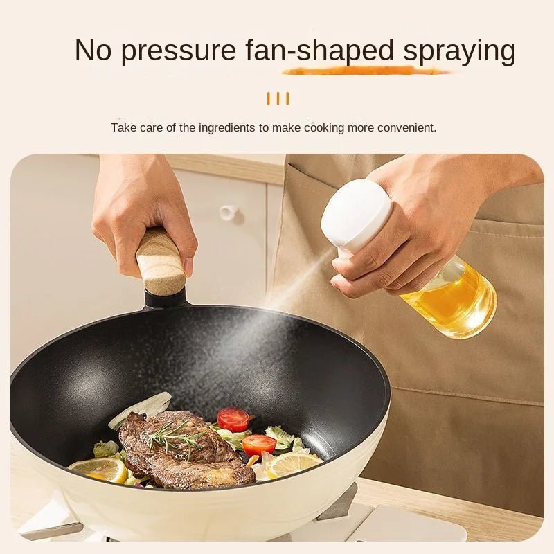 Kitchen Oil Bottle Cooking Oil Spray Olive Oil Bottle Fitness Barbecue Spray Oil Dispenser - Bavaro Shop