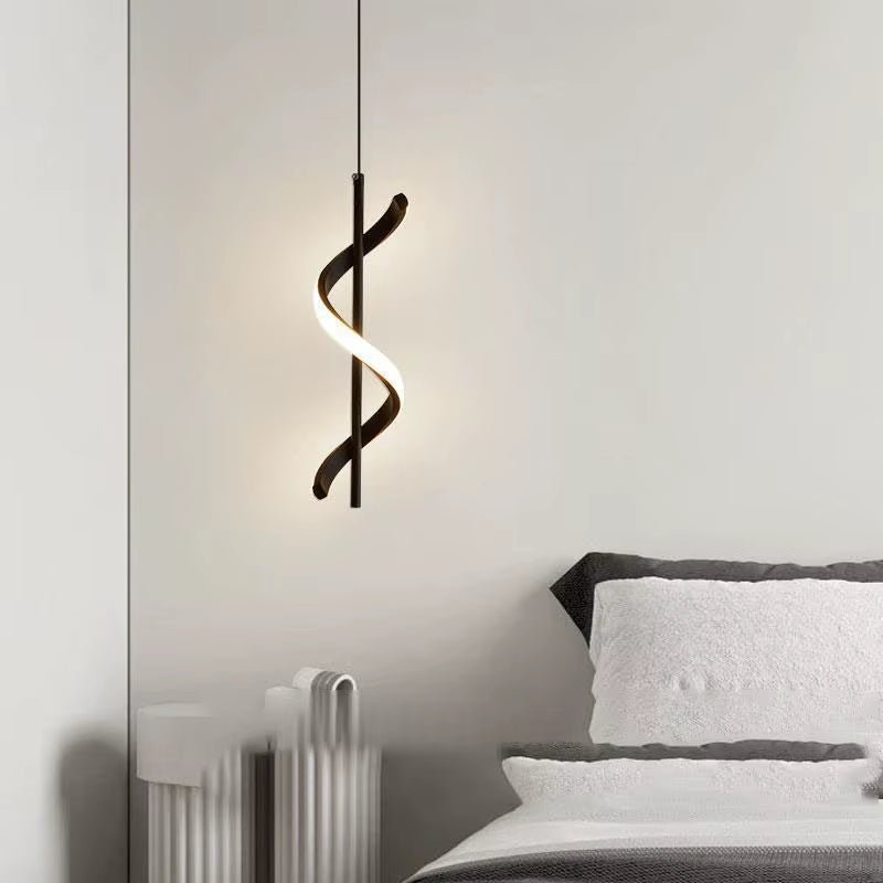 Lustre Bedside Rotating Chandelier Pendant Lights Lampara Colgante Techo Luminaire Suspendu Quarto Casal Chambre Kroonluchters - Bavaro Shop