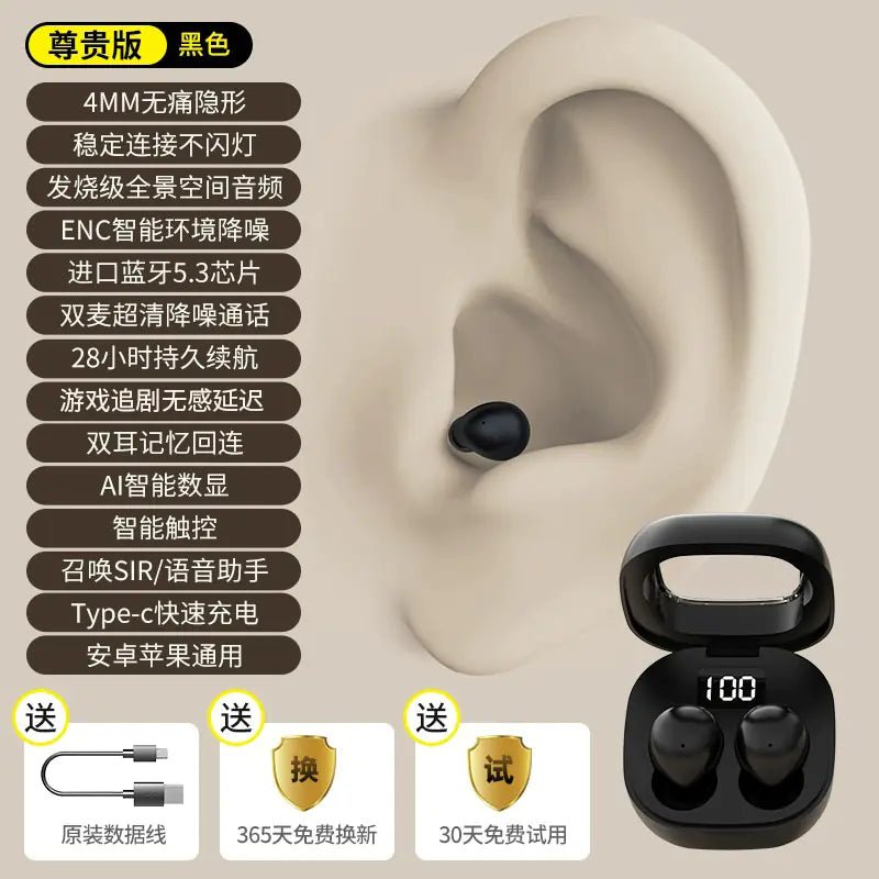 Mini Pro4SS Invisible True Wireless Bluetooth Earbuds - Bavaro Shop