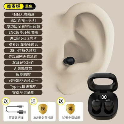 Mini Pro4SS Invisible True Wireless Bluetooth Earbuds - Bavaro Shop