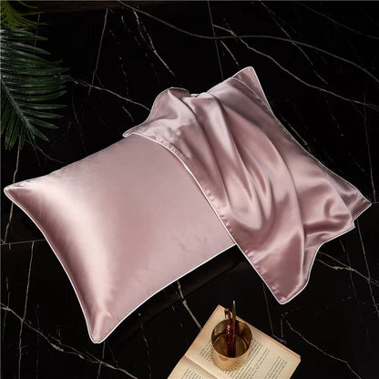 New 100% Mulberry Silk Pillowcase Top Quality Pillow Case Silk Pillows Case 48X74CM Pillowcase Bed Throw Single Pillow Covers - Bavaro Shop