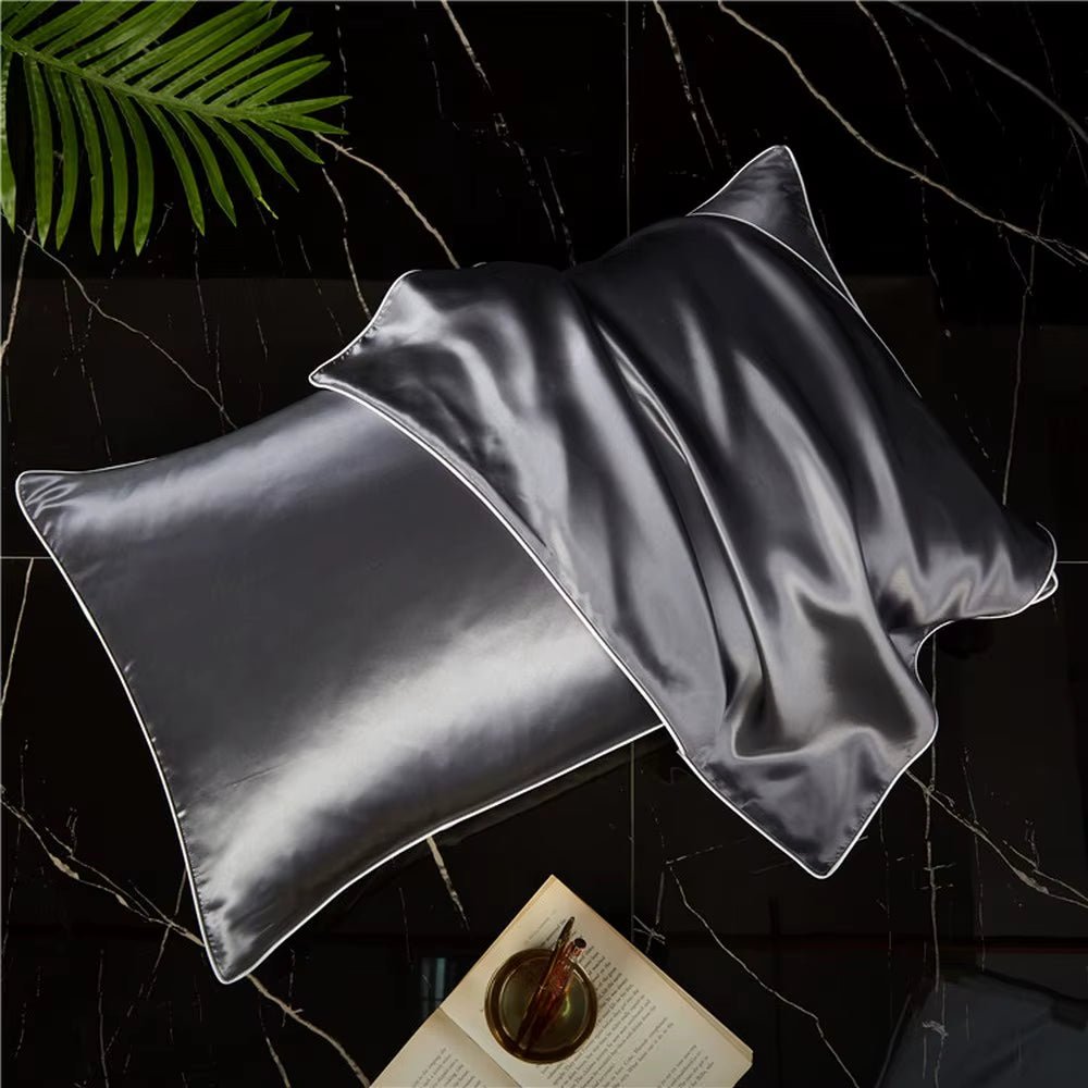New 100% Mulberry Silk Pillowcase Top Quality Pillow Case Silk Pillows Case 48X74CM Pillowcase Bed Throw Single Pillow Covers - Bavaro Shop
