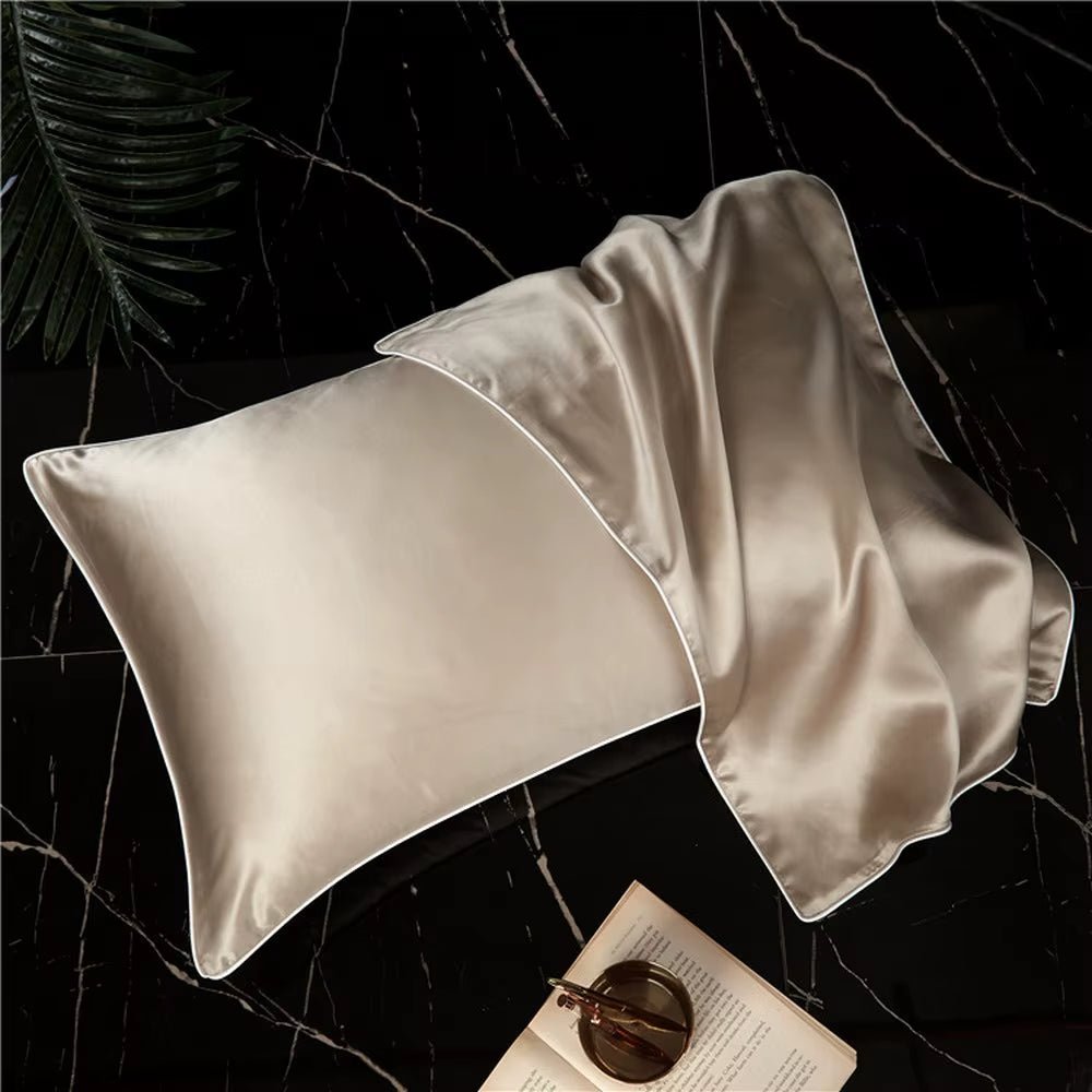 New 100% Mulberry Silk Pillowcase Top Quality Pillow Case Silk Pillows Case 48X74CM Pillowcase Bed Throw Single Pillow Covers - Bavaro Shop