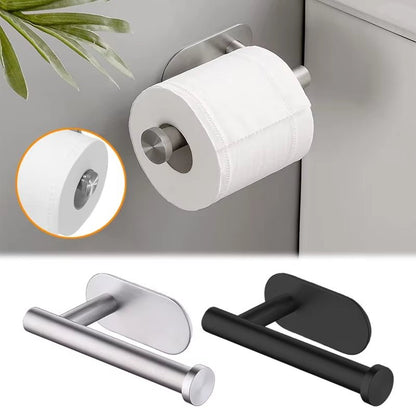 No Drilling Toilet Paper Holder SUS304 Stainless Steel Self Adhesive Wall Mount Tissue Towel Roll Dispenser for Bathroom Kitchen - Bavaro Shop