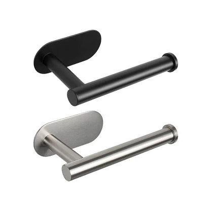 No Drilling Toilet Paper Holder SUS304 Stainless Steel Self Adhesive Wall Mount Tissue Towel Roll Dispenser for Bathroom Kitchen - Bavaro Shop