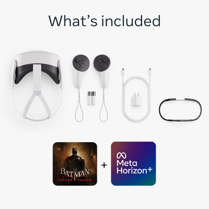 Quest 3S 128GB VR Headset - Enhanced Memory and Graphics Performance - Wireless Virtual Reality Experience - Includes 3 - Month Horizon+ Trial with Access to 40+ Games - Bavaro Shop