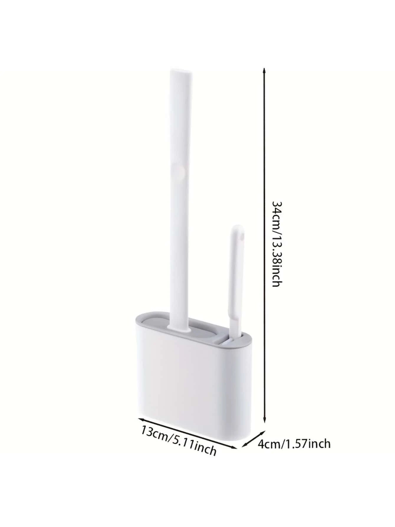 Random Delivery Silicone Toilet Brush Set & Wall Mounted Toilet Brush Holder - Bavaro Shop