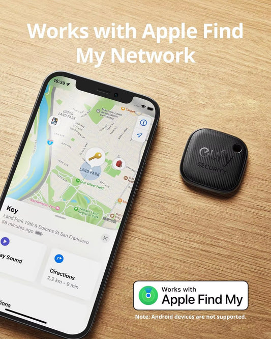 Security Smarttrack Link Works with Apple Find My Key Finder Bluetooth Tracker Tag for Earbuds & Luggage Phone Finder IOS - Bavaro Shop