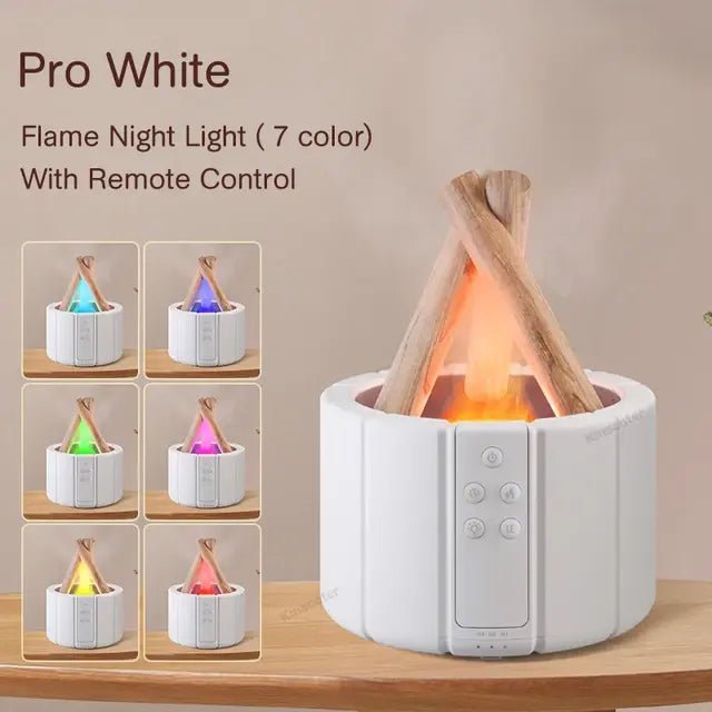 Simulated Flame Aroma Diffuser - Bavaro Shop