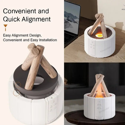 Simulated Flame Aroma Diffuser - Bavaro Shop