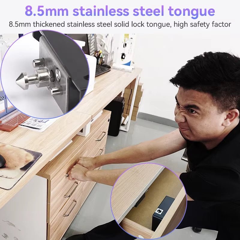 Smart Home Drawer Electronic Lock Hidden DIY Wooden Cabinet Smart Door Lock IC Card Sensor TTLOCK APP Unlock Security Protection - Bavaro Shop