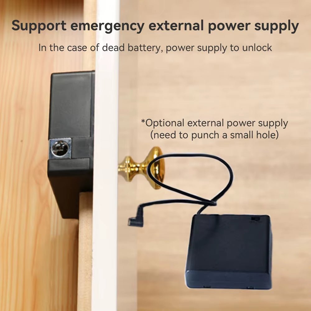 Smart Home Drawer Electronic Lock Hidden DIY Wooden Cabinet Smart Door Lock IC Card Sensor TTLOCK APP Unlock Security Protection - Bavaro Shop