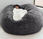 Soft Warm 180*90Cm Fur Giant Removable Washable Bean Bag Bed Cover Comfortable Living Room Furniture Lazy Sofa Coat - Bavaro Shop