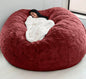 Soft Warm 180*90Cm Fur Giant Removable Washable Bean Bag Bed Cover Comfortable Living Room Furniture Lazy Sofa Coat - Bavaro Shop