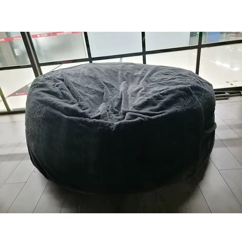 Soft Warm 180*90Cm Fur Giant Removable Washable Bean Bag Bed Cover Comfortable Living Room Furniture Lazy Sofa Coat - Bavaro Shop