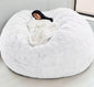 Soft Warm 180*90Cm Fur Giant Removable Washable Bean Bag Bed Cover Comfortable Living Room Furniture Lazy Sofa Coat - Bavaro Shop