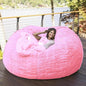 Soft Warm 180*90Cm Fur Giant Removable Washable Bean Bag Bed Cover Comfortable Living Room Furniture Lazy Sofa Coat - Bavaro Shop