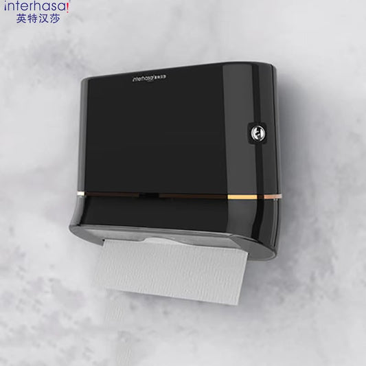 Toilet Paper Towel Dispenser Paper Dispenser Wall Punch Free Tissue Box Towel Dispenser for Kitchen Bathroom Tissue Dispenser - Bavaro Shop