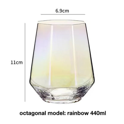 Whisky Glass,Water Glass,Juice Glass, Water Cup,Diamond Water Cup, Glass Cup,Drinkware - Bavaro Shop